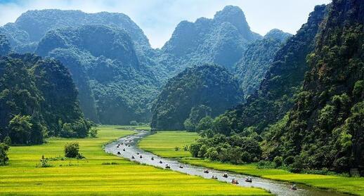 Paysage de Ninh Binh