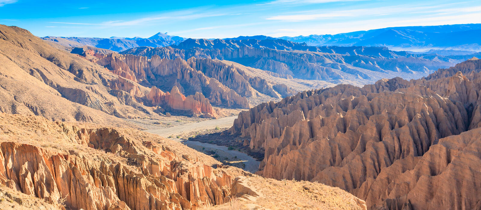paysages du canyon de Tupiza en Bolivie