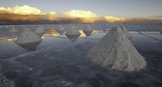 Exploitation de sel à Colchani