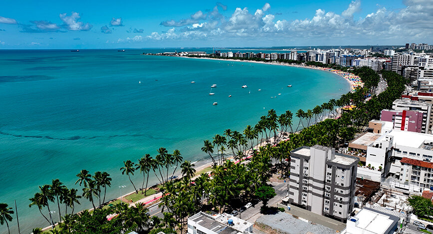 Pajucara à Maceio à Alagoas, au Brésil