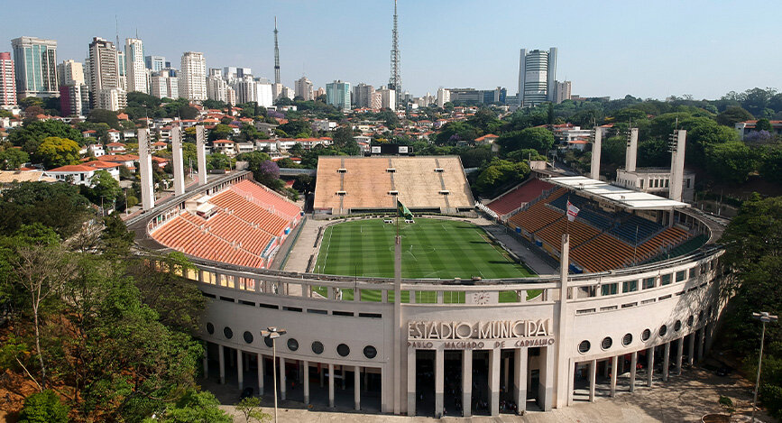 @Istock - Alfribeiro Stade municipal de Pacaembu, Brésil
