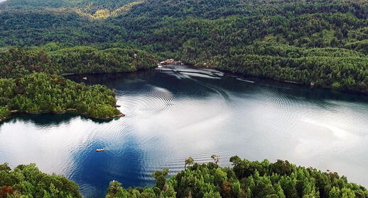 Fjord de Puyuhuapi au Chili