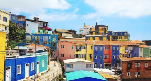 Valparaiso et ses maisons colorées