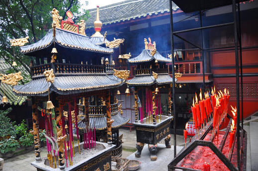 © Shutterstock - Wangkun Jia Temple Shangqing dans le Sichuan en Chine