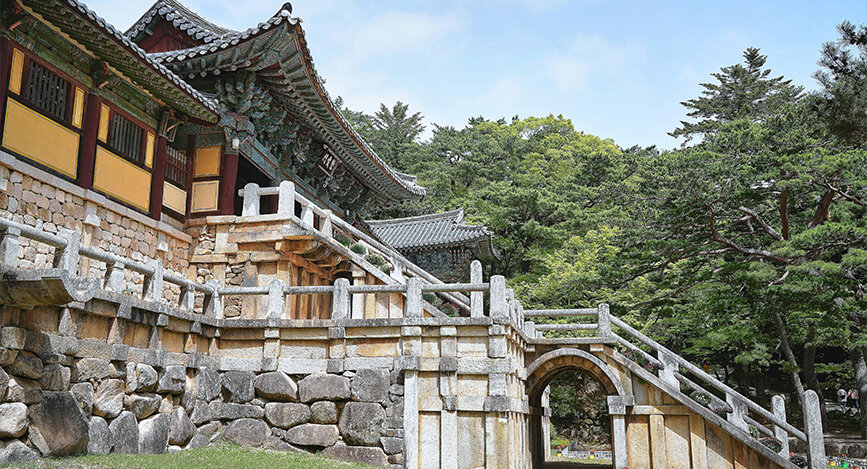 Temple Bulguksa à Gyeongju, Corée du Sud