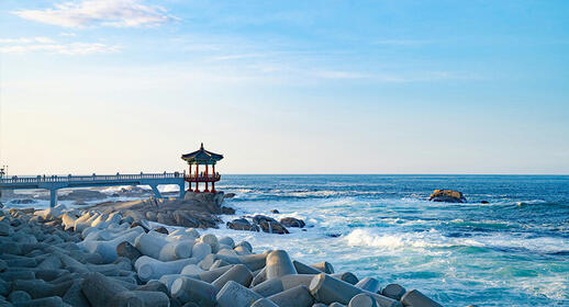 Plage de Gangneung, Corée du Sud