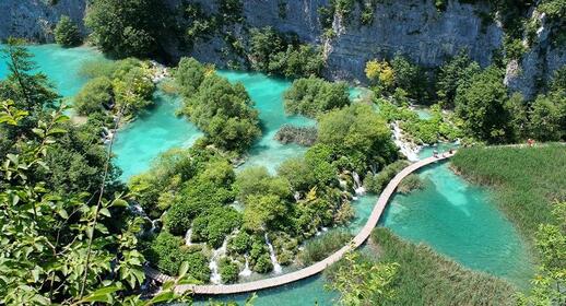 Parc National des lacs de Plitvice, Croatie.