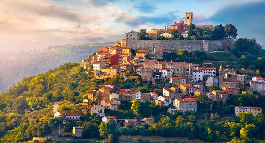 Ville antique Motovun Croatie Istrie