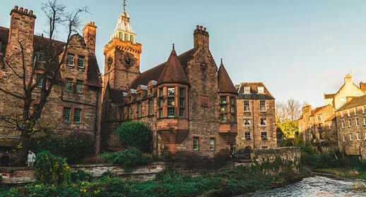 Vieille ville Edimbourg en Ecosse