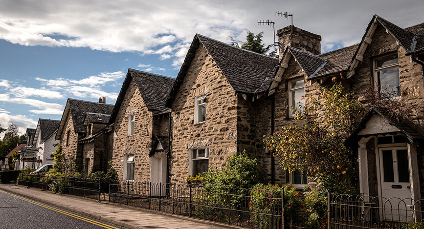 Village de Pitlochry en Ecosse