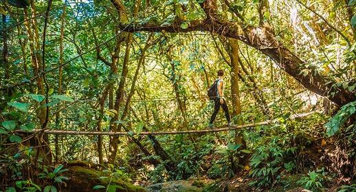 Parc national de Cerro Azul Meambar (Panacam) à Yojoa. Honduras