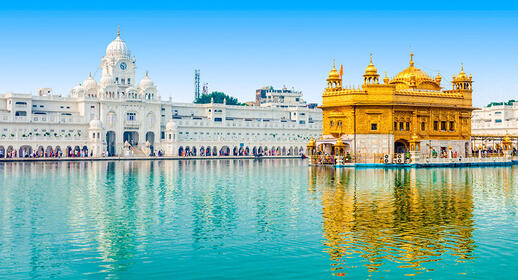Temple doré à Amritsar en Inde