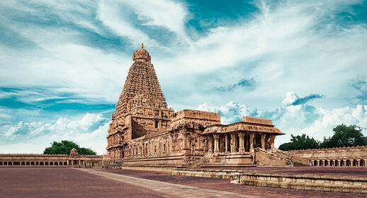 Temple Brihadeeswara Thanjavur dans le Tamil Nadu en Inde