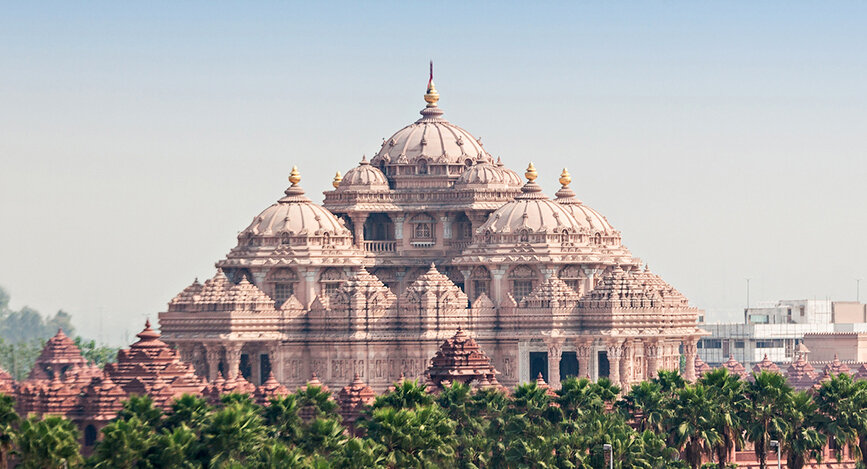Temple Akshardham au Gujarat en Inde