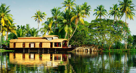 Paysage du Kerala en Inde