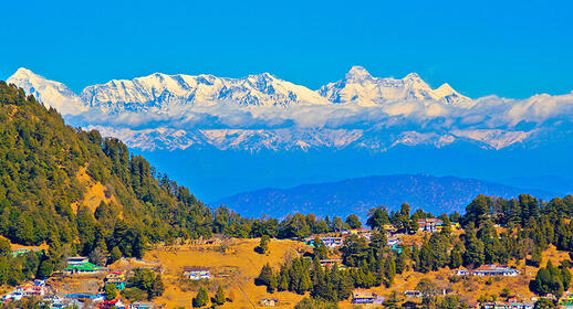 Paysage de l'Uttarakhand en Inde