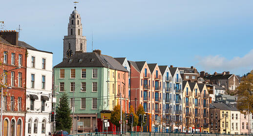 Centre historique de Cork en Irlande