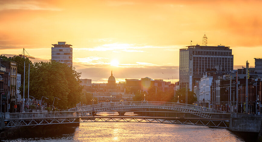 Rivière Liffey à Dublin