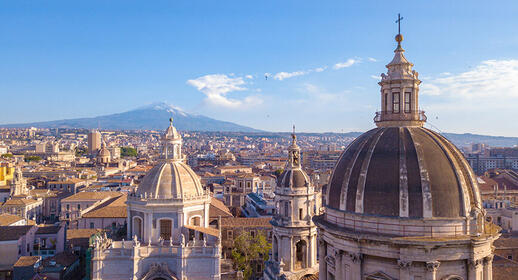Ville de Catane en Sicile