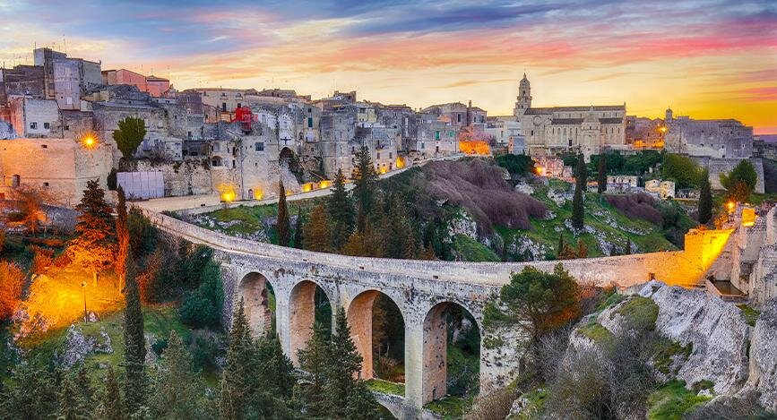 Gravina in Puglia, Basilicate, Italie.