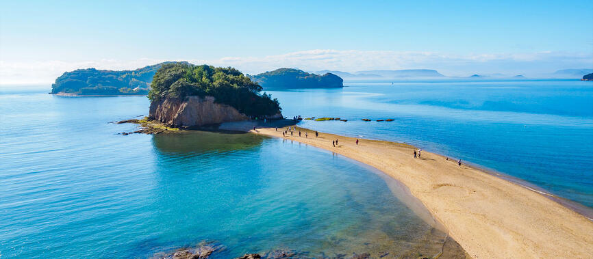 Angel Road sur l'île de Shodoshima au Japon