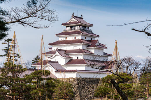 Château de Tsuruga à Aizu-Wakamatsu