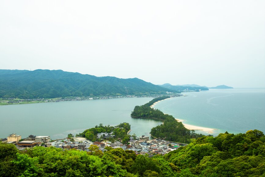 Bande de sable de Amanohashidate