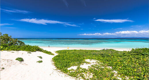 Hateruma sur l'île d'Okinawa au Japon
