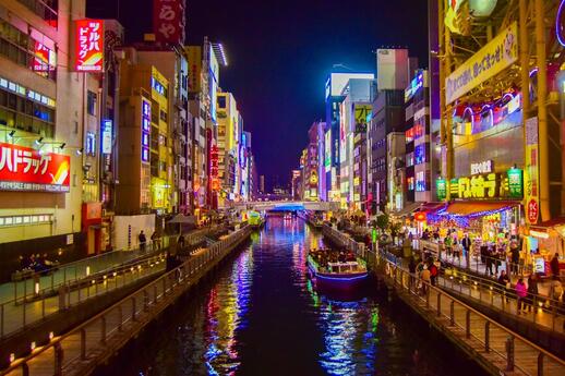 Les rues animées de Dotonbori