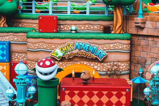 La zone Super Nintendo World à USJ