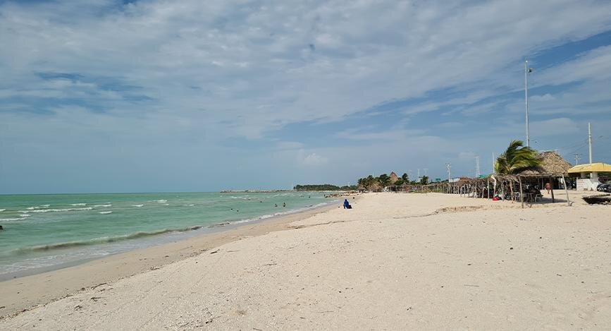 Plage à Sabancuy, Campeche, Italie.