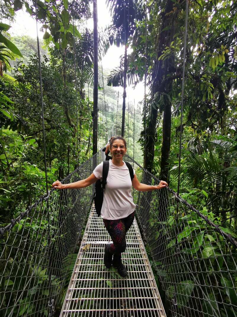 Pont suspendu au Costa Rica