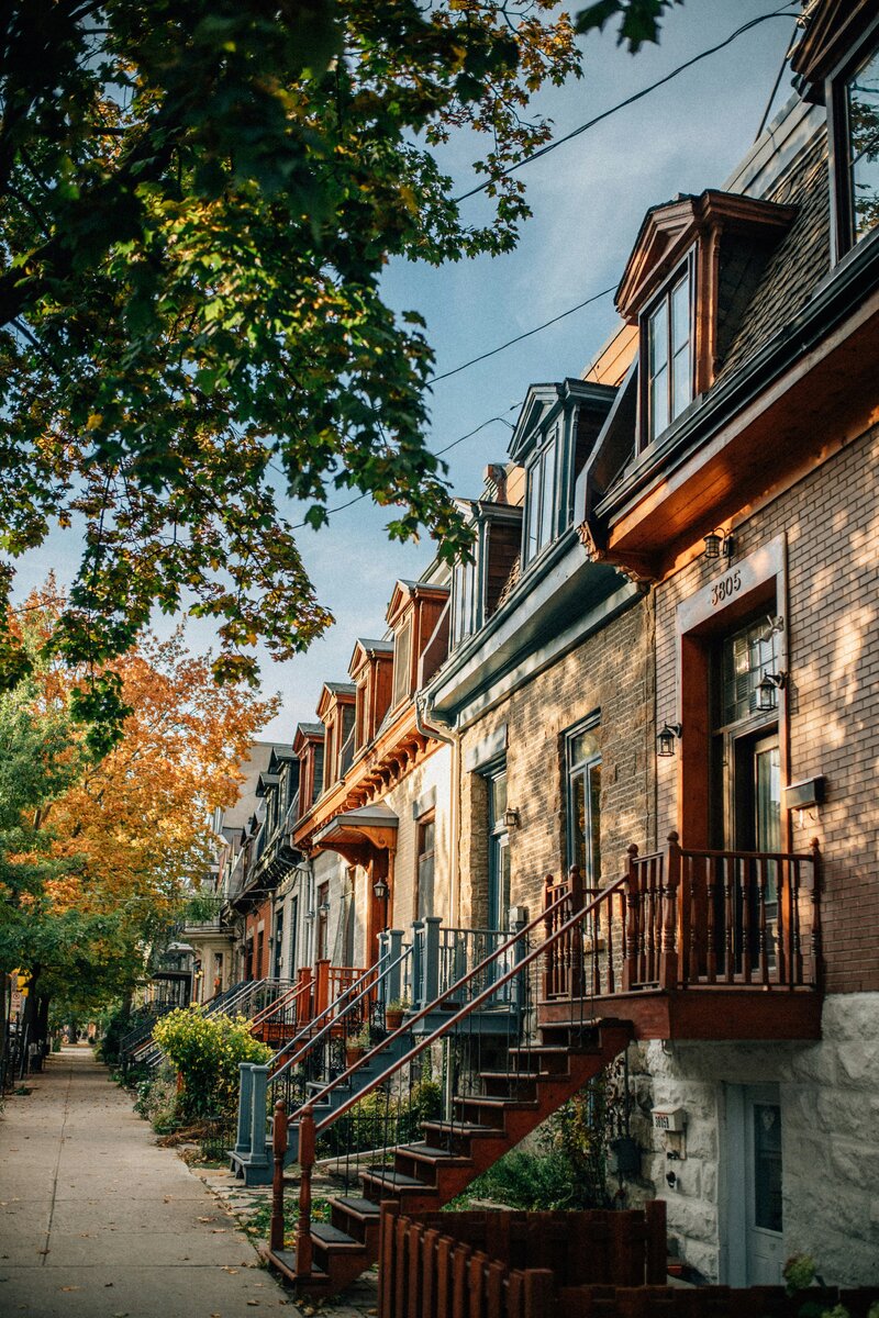 rues de Montréal au Canada