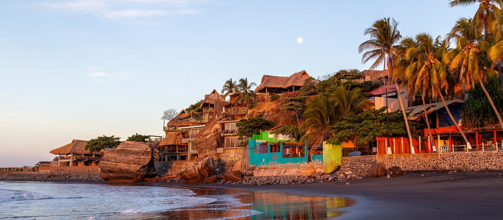 Plage d’El Tunco, El Salvador.