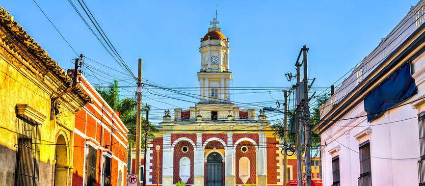 Église El Carmen à Santa Ana au Salvador