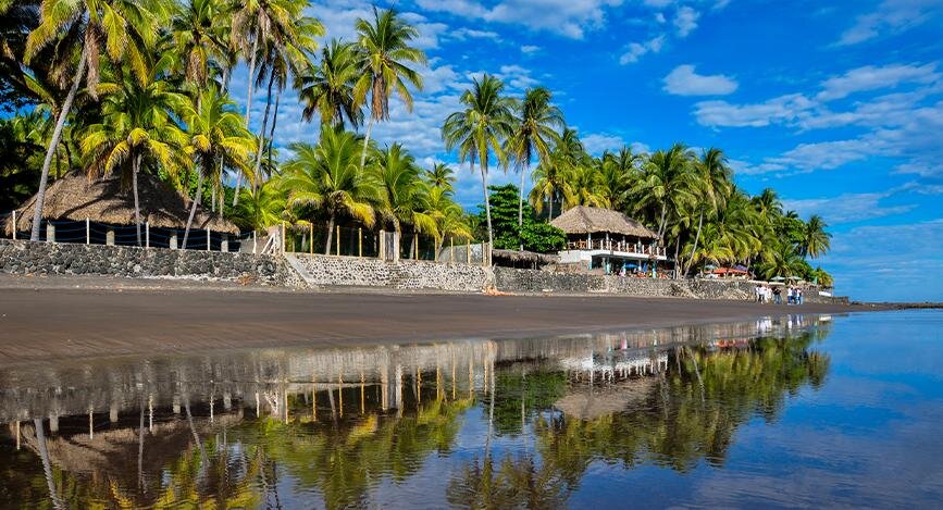 Plage El Zonte, El Salvador.