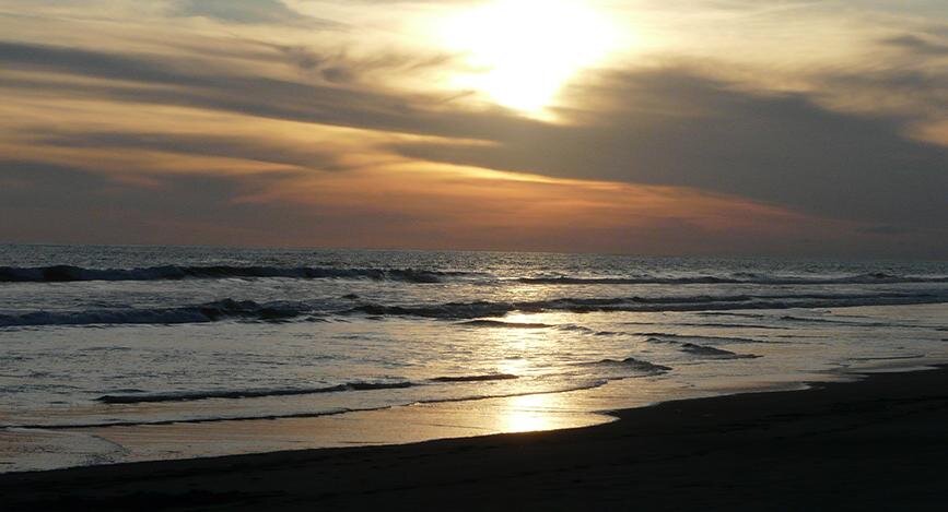 Plage Los Cobanos, Costa del Sol, El Salvador.