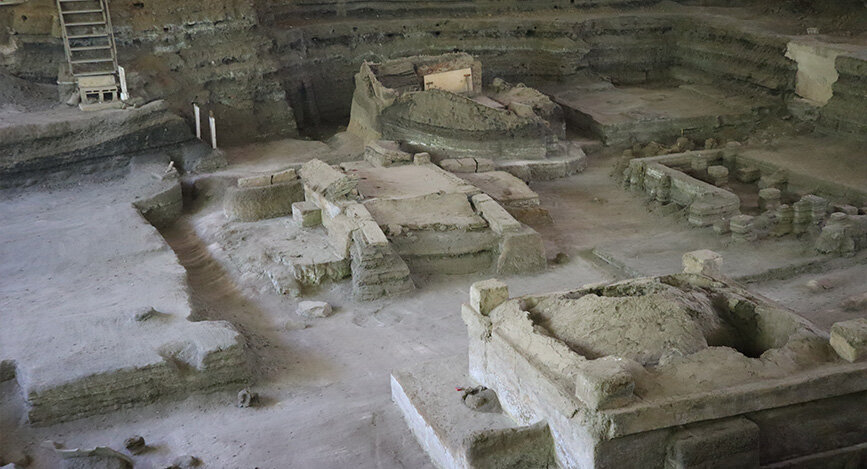 Site archéologique Joya de Ceren, El Salvador.