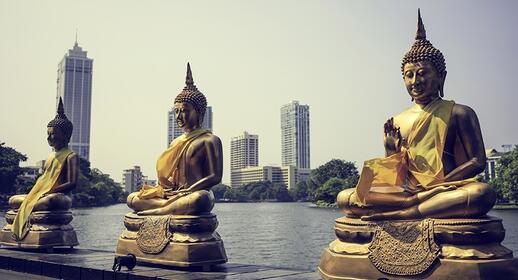 La ville de Colombo au Sri Lanka