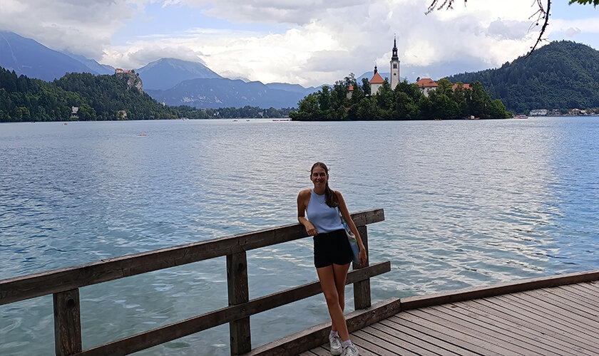 Célia en Slovénie