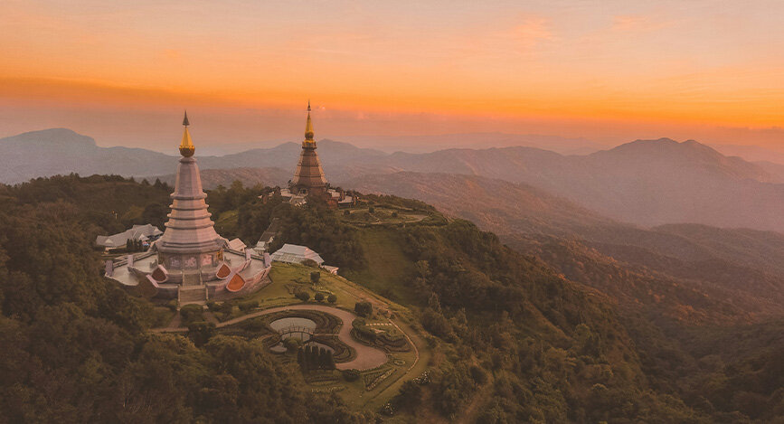 Doi Inthanon, Ban Luang, Thailande