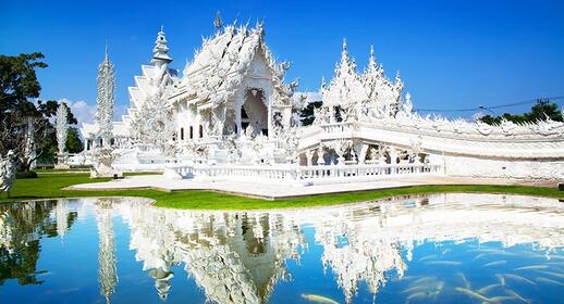 Le temple blanc Wat Rong Khun