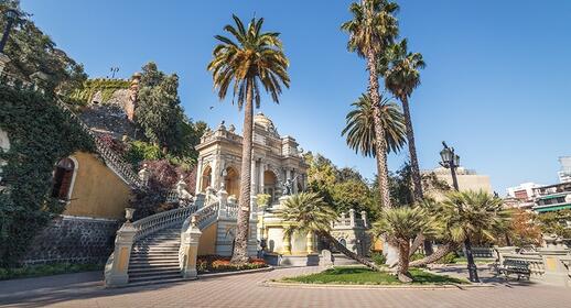 Visite de Santiago : Collines Santa Lucia