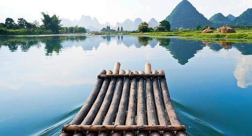 Promenade en radeau vers Guilin