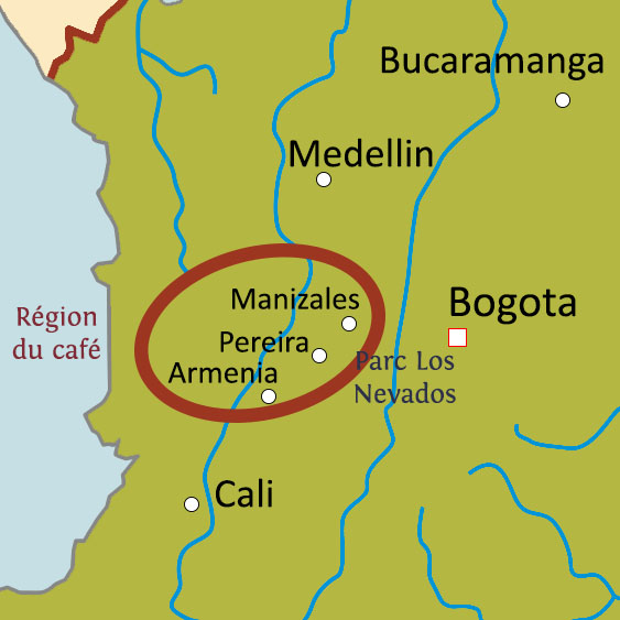 Carte du circuit Séjour en hacienda