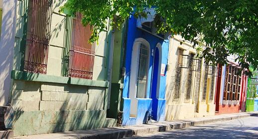 Ruelles du centre historique de Santa Marta