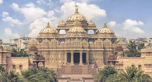 Le temple d’Akshardham à Gandhinagar
