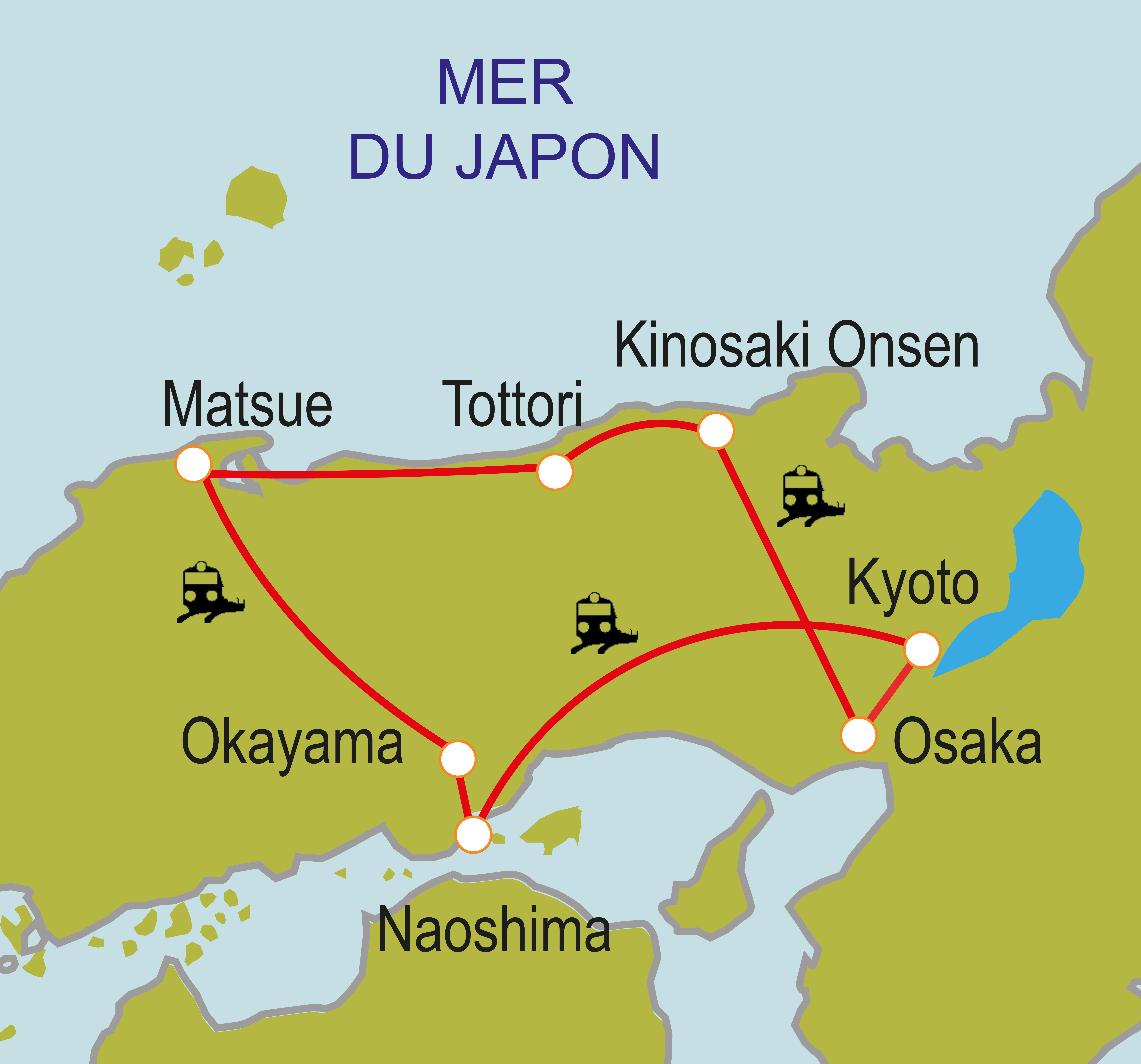 Carte du circuit Japon, art & traditions