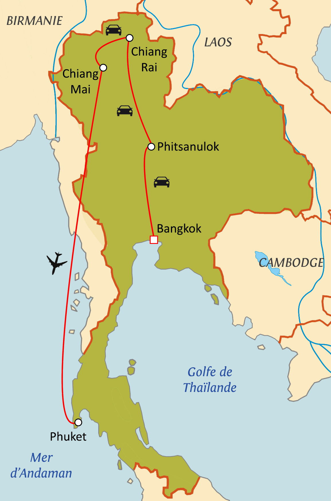 circuit thaïlande circuit thaïlande